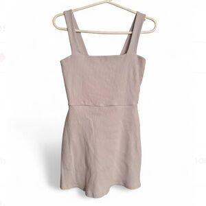 PINK Victorias Secret Ribbed Activewear Dress Built in Shorts w Pockets Medium